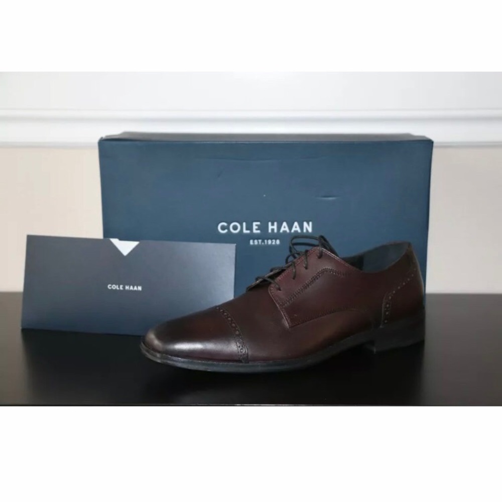 Cole Haan Men’s Giraldo Cap Oxford Leather NIB